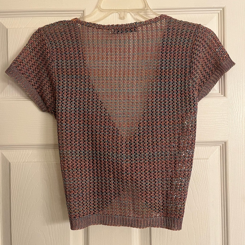 NWOT Cotton Emporium Knit Twist Top - Picture 2 of 5